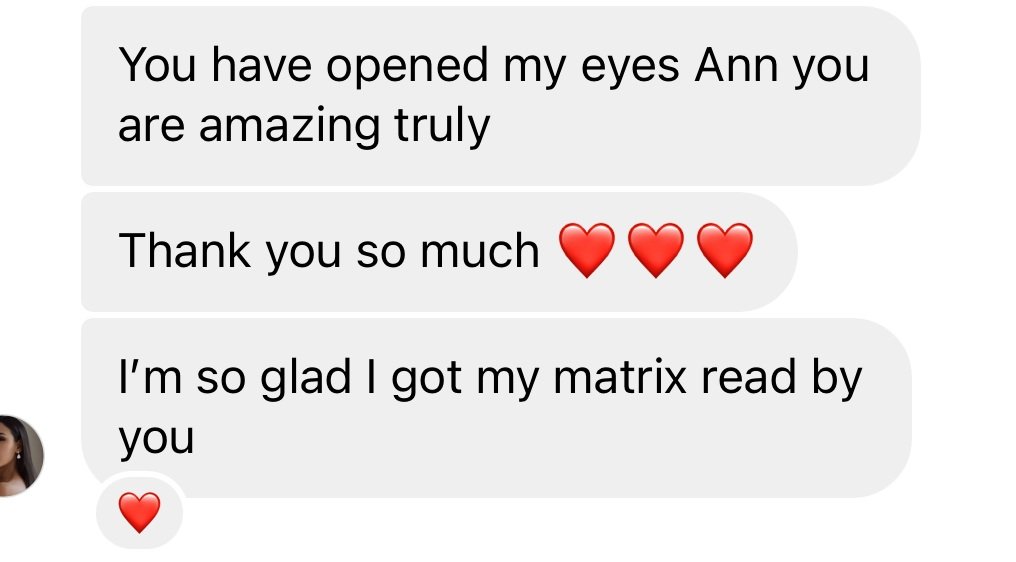 Positive review of Matrix of Destiny compatibility reading